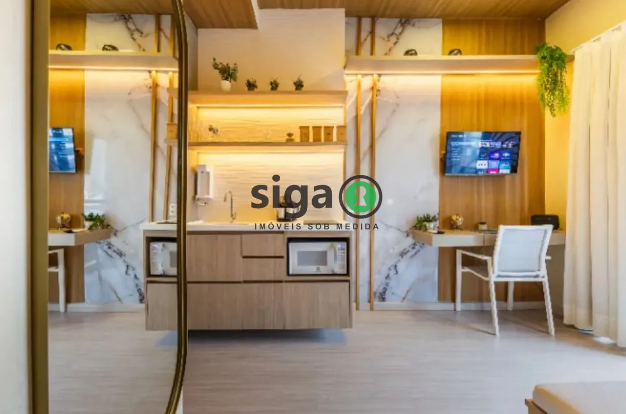 Imagem Apartamento de 27m² mobiliado à venda no Brooklin