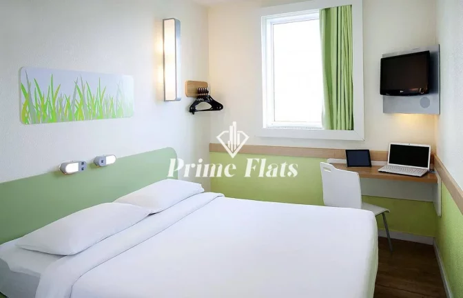 Imagem Flat disponível para venda no Ibis Budget Vitoria, com 18m², 1 dormitório e 1 vaga de garagem