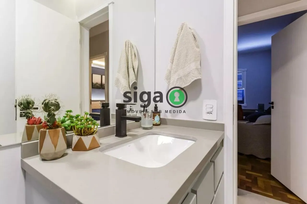 Imagem Apartamento Itaim Bibi - 80metros|Reformado| 2 quartos (1 Suíte) + Home office| 1 Vaga