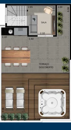 Imagem Cobertura com 2 Quartos à Venda, 102 m² em Vila Maria - São Paulo