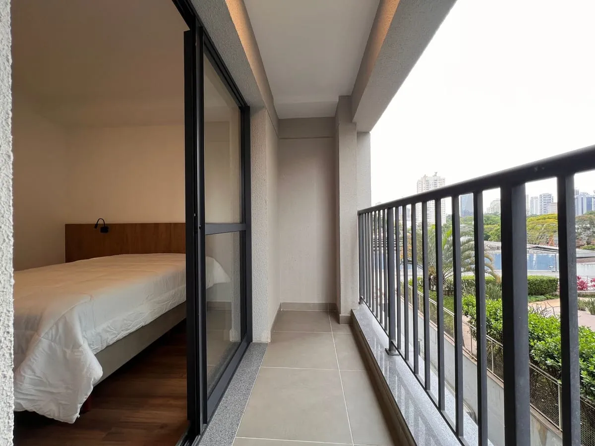Imagem Apartamento com 1 Quarto para alugar, 24m² - Brooklin