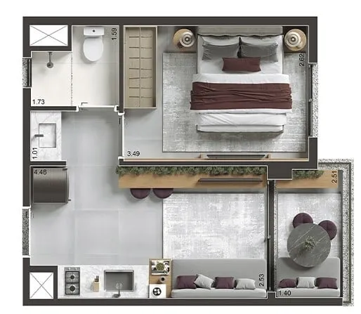 Imagem O Today Saúde é uma excelente opção para quem deseja comprar um apartamento com preço acessíve...