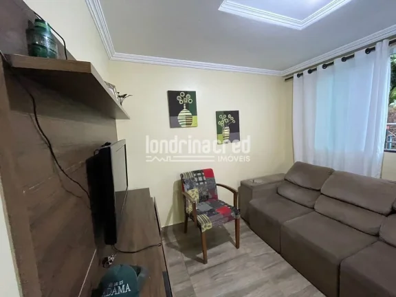 Imagem Casa térrea com 3 quartos, condomínio com portaria 24h, salão de festas e playground em Londrina