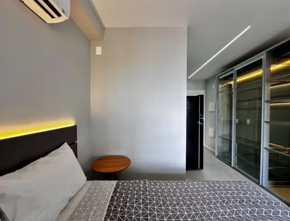 Imagem LINDO STUDIO, DECORADO E MOBILIADO, ANDAR ALTO COM VISTA ESPETACULAR, NO YBY IBIRAPUERA DA EVEN