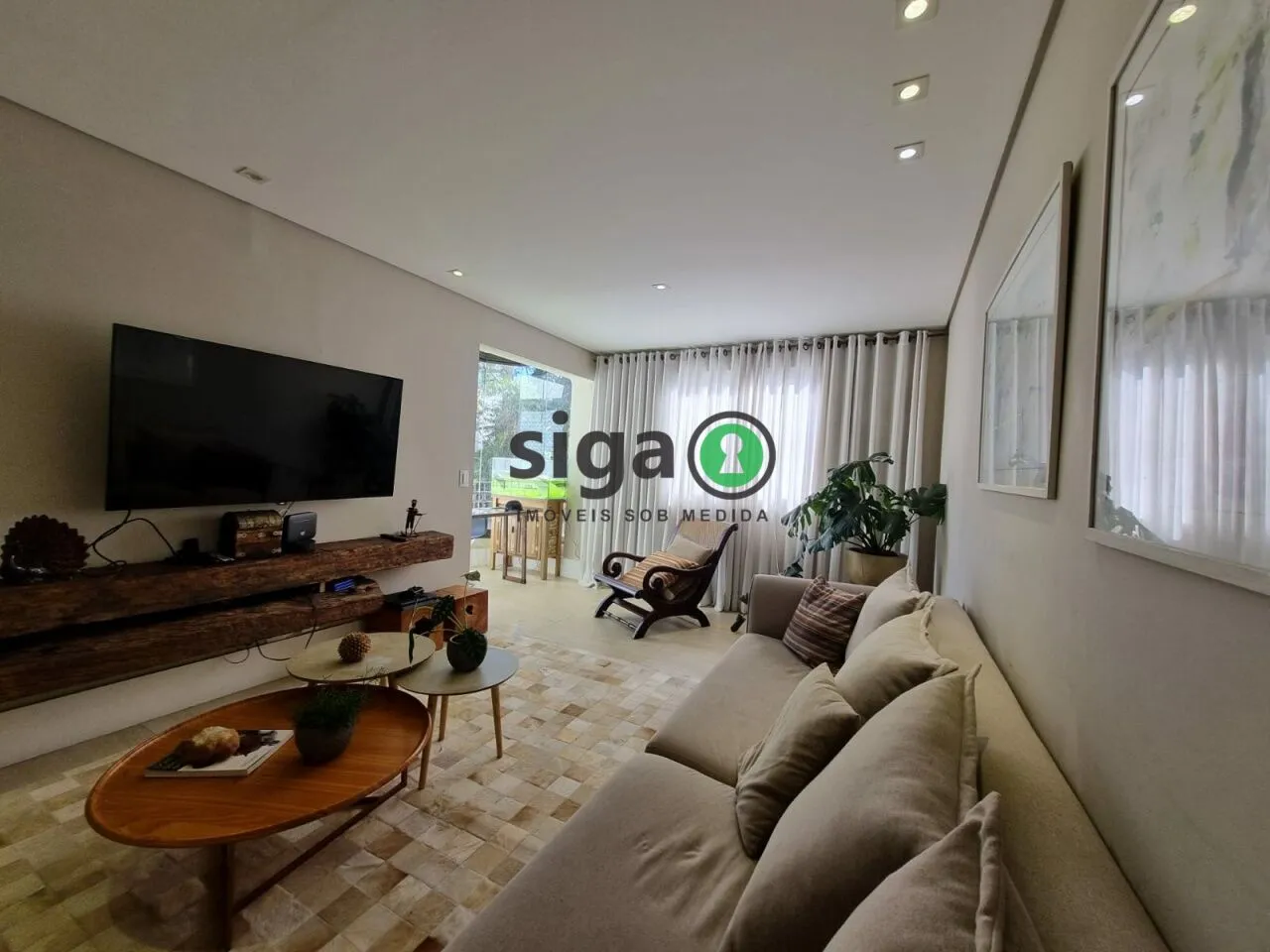 Imagem Apartamento mobiliado de 128 metros no Panamby