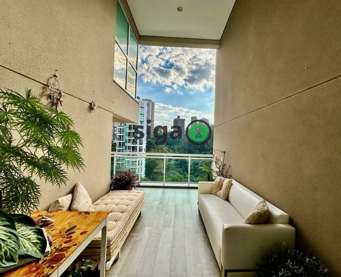 Imagem Apartamento à venda com pé direito duplo, 3 quartos e 148m2 no Panamby