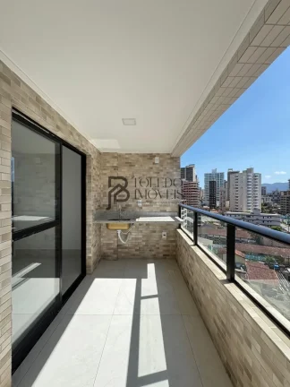 Imagem Apartamento 2 Dormitórios sendo 1 suíte a 200 metros do mar no bairro Caiçara - Praia Grande