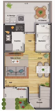 Imagem Reserva Tabaporã - Sobrado com 2 Dorm - Lançamento em Caraguatatuba