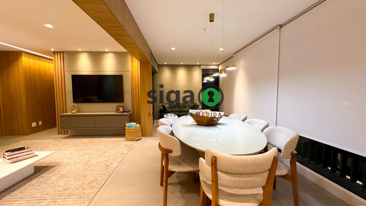 Imagem Apartamento Novo Sky Park 125 m² Tatuapé Mobiliado e Decorado