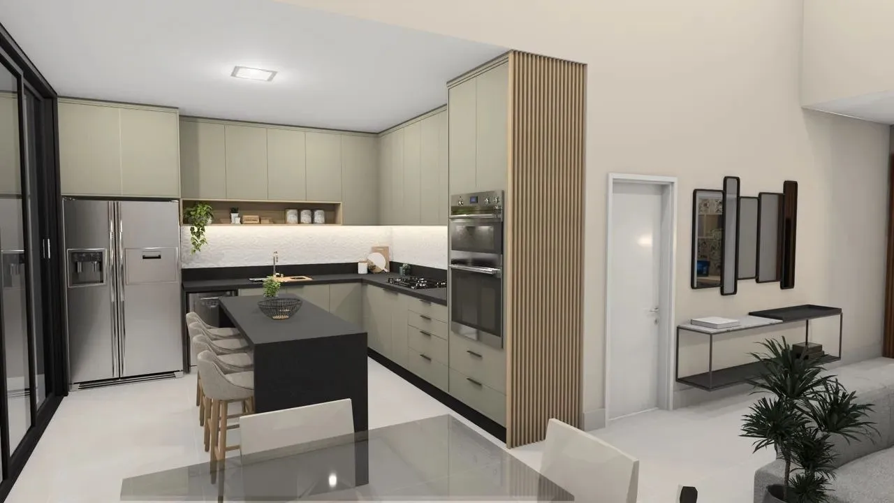 Imagem Casa de alto padrão no Jardim Residencial Renascence: 3 quartos, 3 suítes, 3 salas, 5 banheiros, 4 vagas de garagem, 190m². Venha conferir!