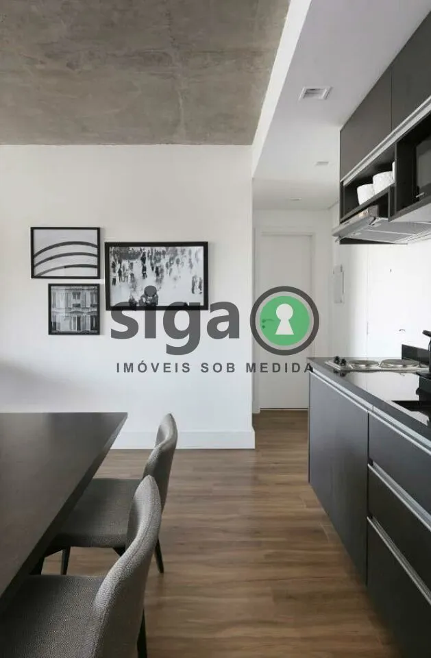 Imagem APATAMENTO MOBILIADO PARA VENDA NO BROOKLIN COM 1 DORMITORIO