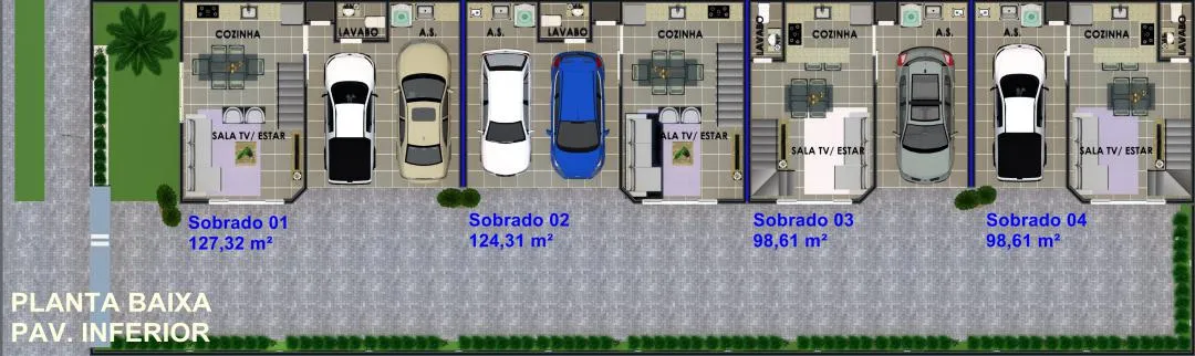 Imagem Sobrado em Construção à Venda em Cascavel - Bairro Coqueiral - 125m²