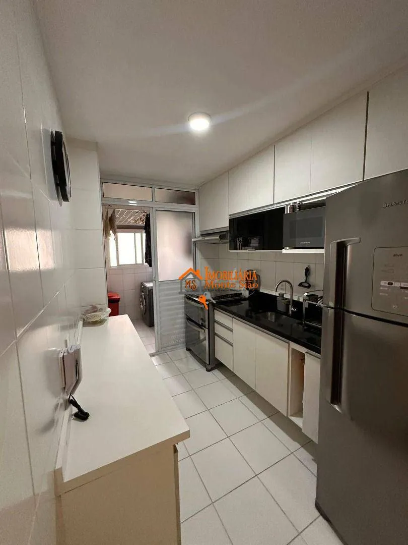 Imagem Apartamento 77m² à Venda no Parque Residence | 3 Dorms (1 Suíte) | Varanda Gourmet | Lazer Completo | Ao Lado do Shopping Maia