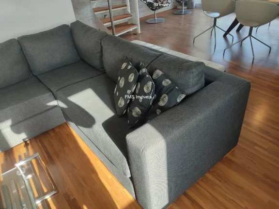 Imagem Apartamento para locação em Moema, 1 suíte, 1 banheiro, 2 vagas de garagem.