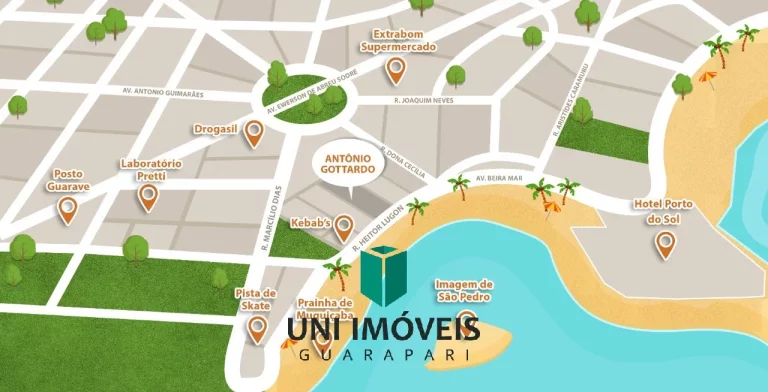 Imagem Apartamento à venda com área de lazer completa em Guarapari ? 2 quartos com área externa e 2 vagas!