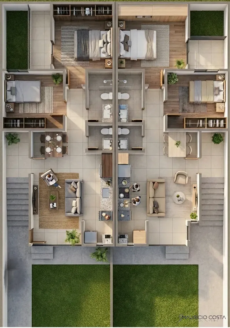 Imagem Apartamento com 2 Quartos à Venda, 64 m² em Jardim Palmares - Nova Iguaçu