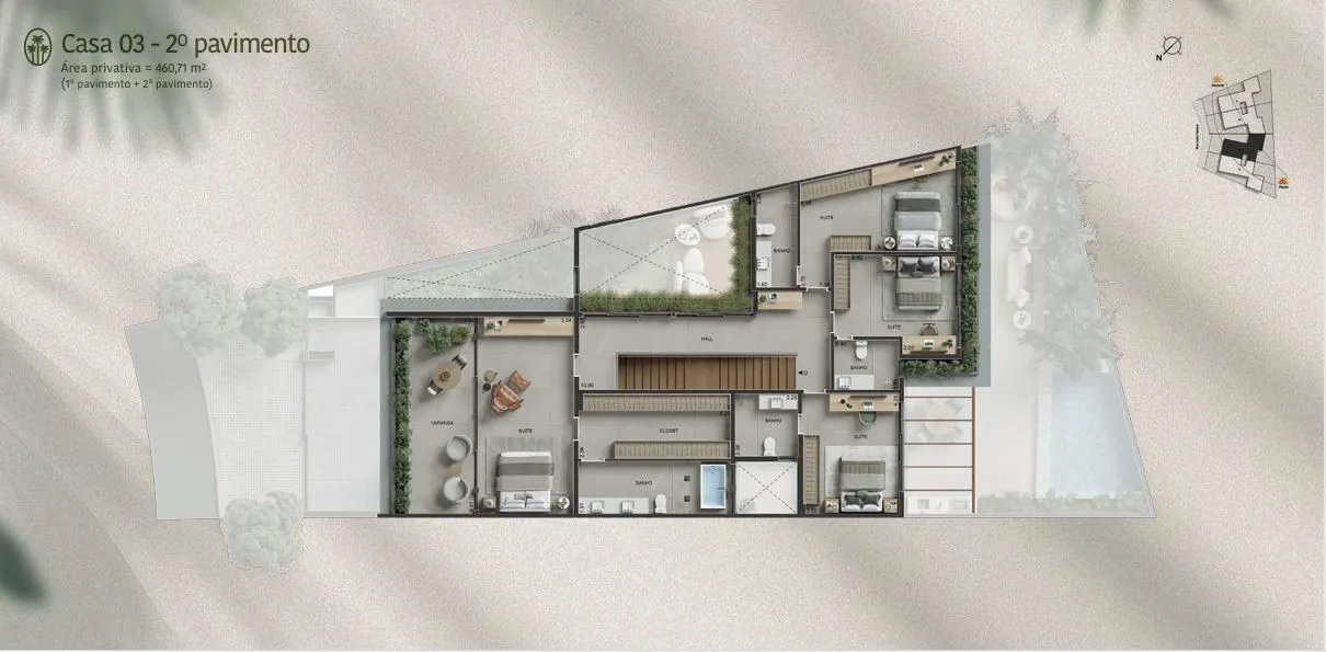 Imagem Casas Ibitá São Conrado: Luxo, Exclusividade e Alta Valorização