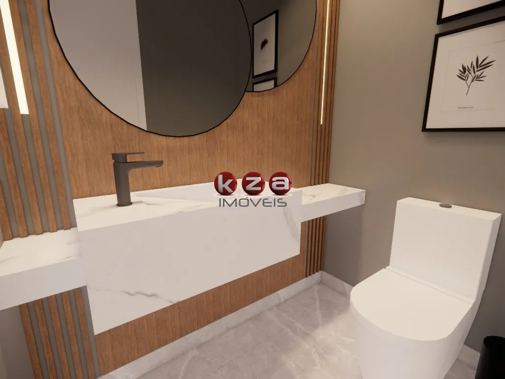 Imagem Casa de luxo em condomínio: 3 quartos, 3 suítes, 2 salas, 5 banheiros, 4 vagas na cidade de Valinhos - SP.