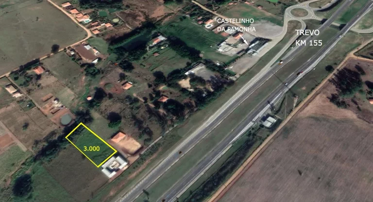 Imagem Fantástico terreno para chácara (COM ESCRITURA E REGISTRO) a venda em frente Rodovia castelo Branco KM 155 3.000m²