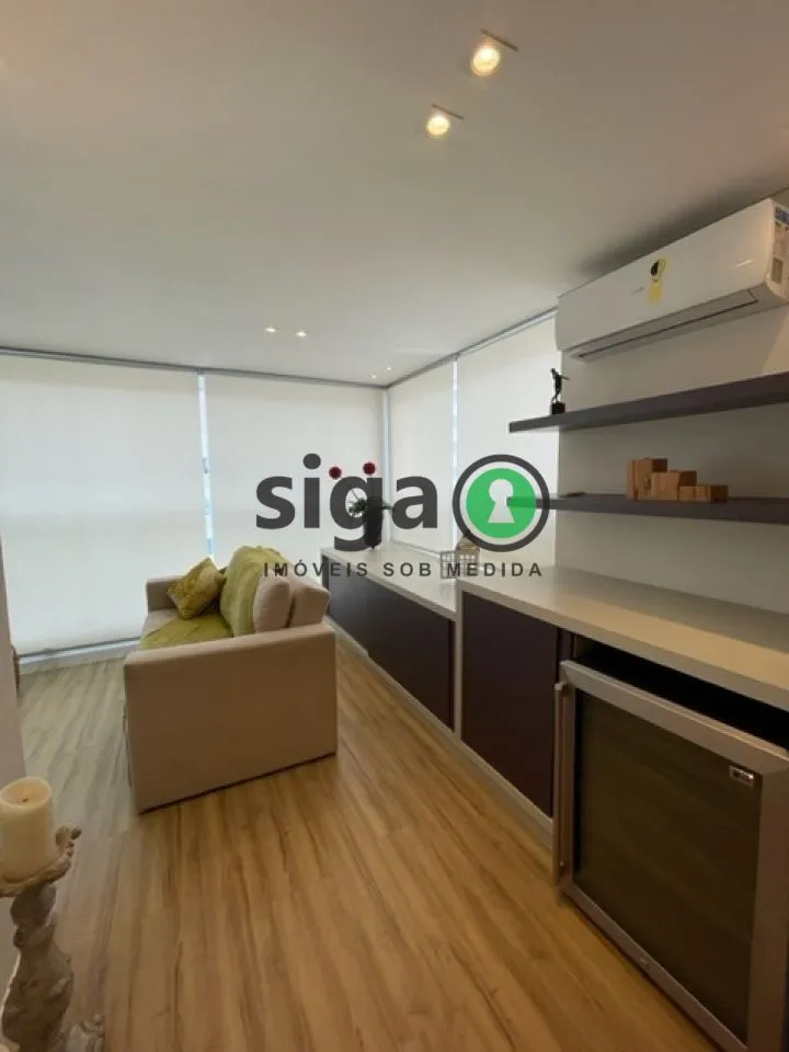 Imagem STUDIO Charmoso com 1 quarto, 1 vaga, em Pinheiros para Venda ou Locação Mobiliado