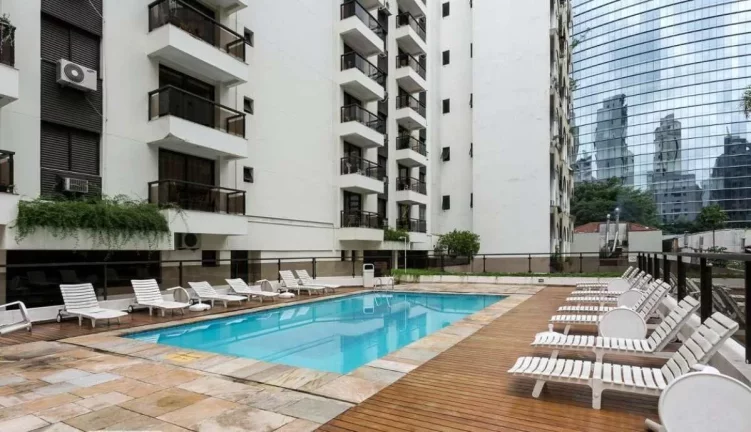Imagem Flat disponível para venda no Saint Exupery Residence Service, com 42m², 1 dormitório e 1 vaga