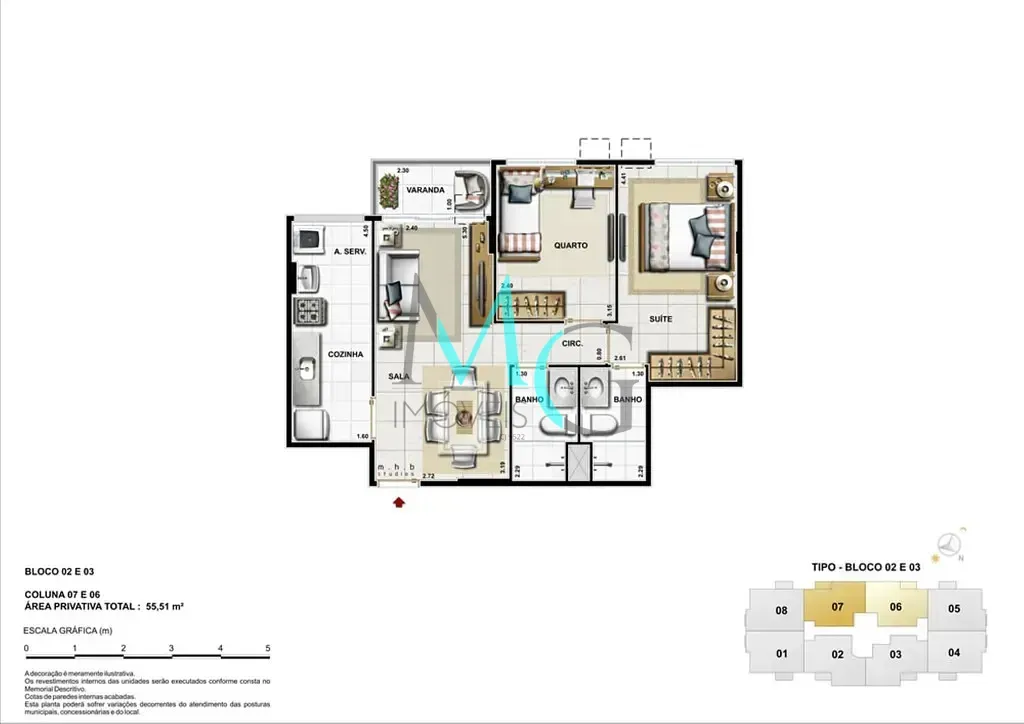 Imagem Apartamento à venda 2 Quartos 1 Suite 1 Vaga 90.36M² Vila Isabel Rio de Janeiro - RJ | Jardins da Vila