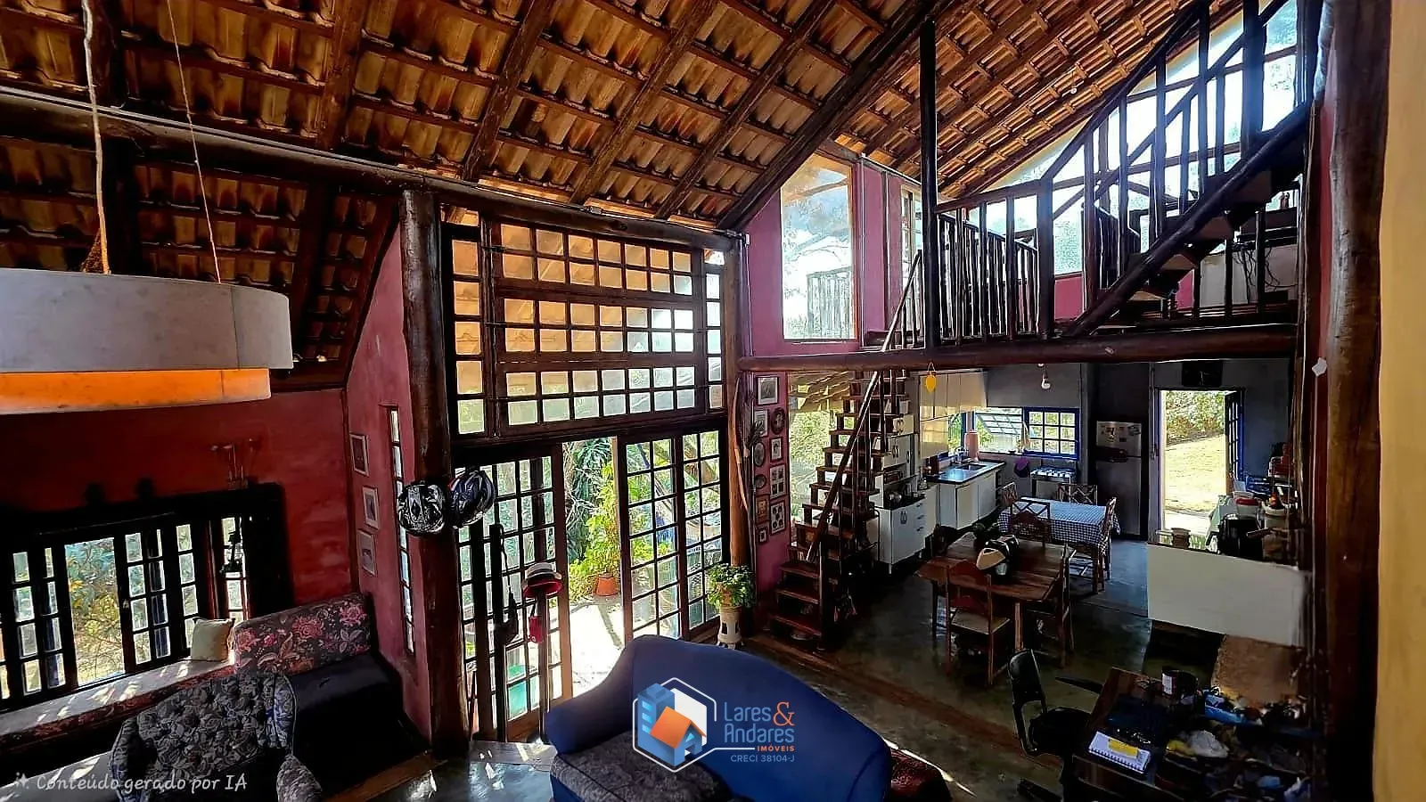 Imagem Casa Rústica - um verdadeiro refúgio de harmonia e luz, onde cada detalhe convida a viver o essencial.