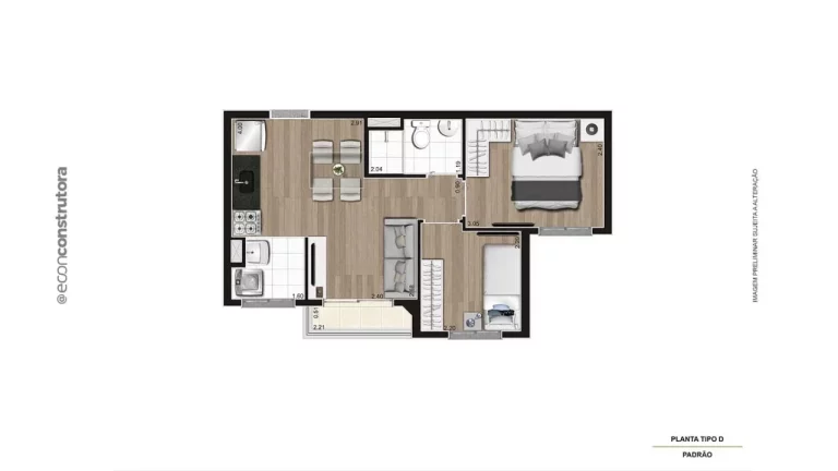 Imagem HYPE STYLE - ECON - Studio 29m², em excelente localização, a poucos metros do Parque Villa-Lobos!!
