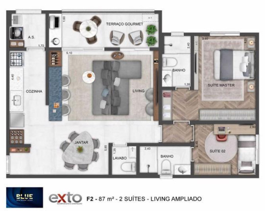 Imagem Apartamento com 2 Quartos à Venda, 62 metros em Instituto de Previdência - São Paulo