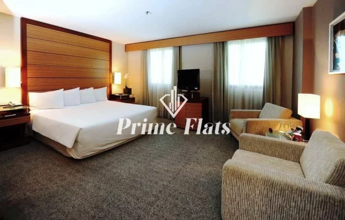 Foto do imóvel Flat disponível para venda no Wyndham Convention Ibirapuera, com 27m², 1 dormitório e 1 vaga de garagem em Avenida Ibirapuera