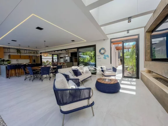 Imagem Belíssima casa à venda, com 6 dormitórios 6 Suítes 550m² - Riviera de São Lourenço - Bertioga SP