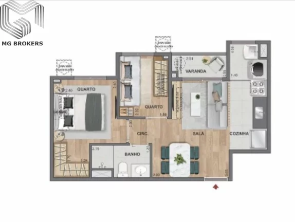 Imagem APARTAMENTO RESIDENCIAL em RIO DE JANEIRO - RJ, CURICICA