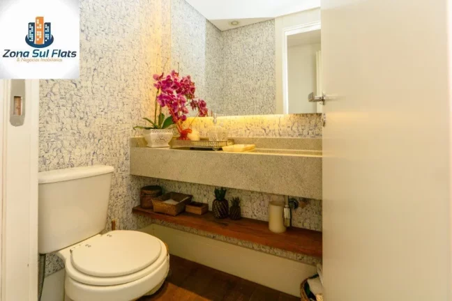 Imagem Apartamento Alto Padrão à Venda em Santo Amaro Com 3 Suítes, 4 Vagas - Varanda Gourmet