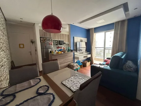 Imagem Apartamento à Venda, condomínio Suit Living, com 2 dormitórios, sendo 1 suíte, 1 vaga, com 56m², Planalto, São Bernardo do Campo