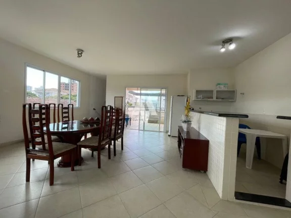 Imagem Sobreposta Duplex 4 suítes, Churrasqueira e Piscina à venda no Boqueirão em Santos
