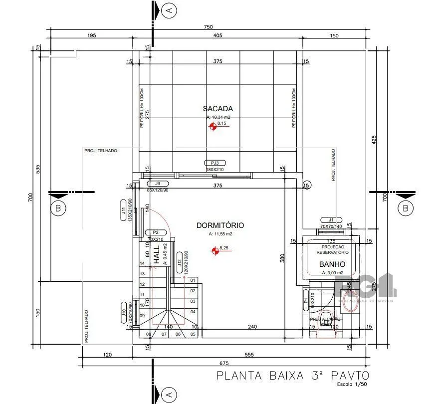 Imagem Casa Condominio 3 Dormitório(s) Bairro Espirito Santo
