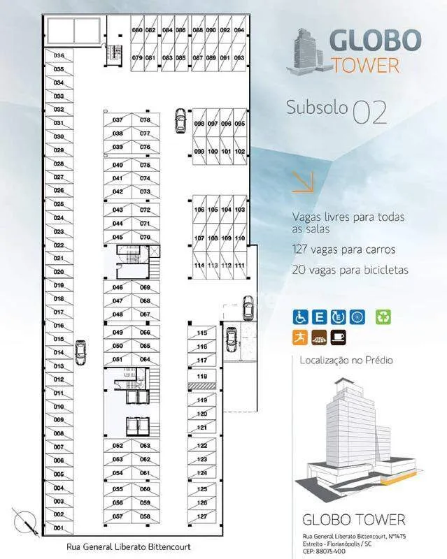 Imagem Sala para aluguel com , 24,36m² em Estreito Florianópolis
