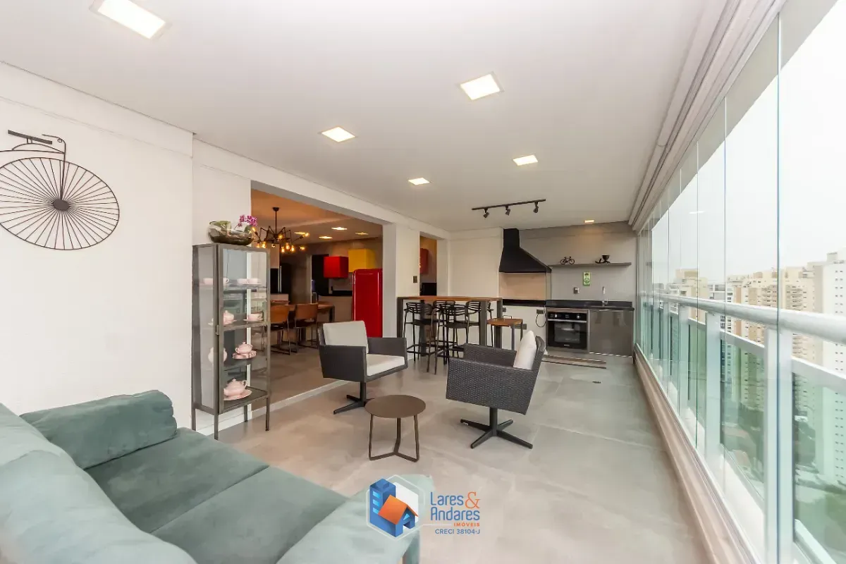 Imagem Apartamento para venda em Campo Belo com 3 quartos, sendo 3 suítes, 151m²