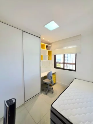 Imagem Apartamento de alto padrão vista mar com duas suítes armários planejados a venda no Horto Florestal