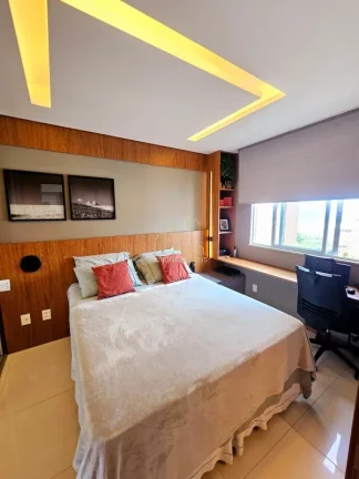 Imagem Lindo apartamento decorado vista mar quarto e sala varanda gourmet a venda em Armação