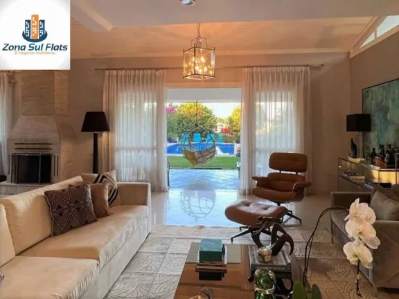 Imagem Casa Alto Padrão à Venda Na Granja Viana Com 4 Suítes e 5 Vagas