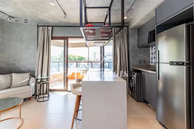 Imagem Flat disponível para venda no Cyrela by Pininfarina no Itaim Bibi, com 49m², 1 dormitório e 1 vaga
