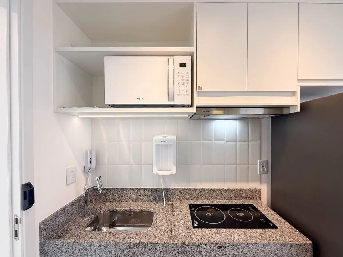 Imagem Apartamento com 1 Quarto para alugar, 18m² - Pinheiros