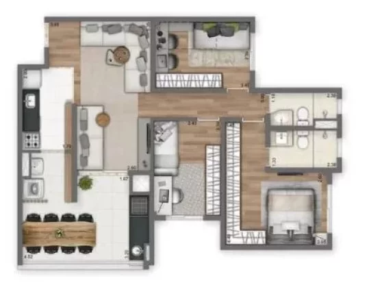 Imagem Apartamento à venda no bairro Panamby - São Paulo/SP