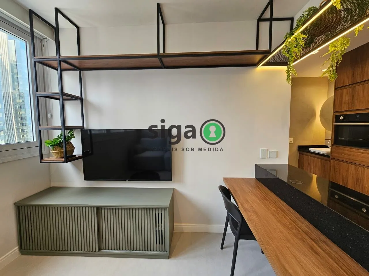 Imagem Apartamento para locação 38m² com vaga todo mobiliado localizado na Chácara Santo Antônio, São Paulo