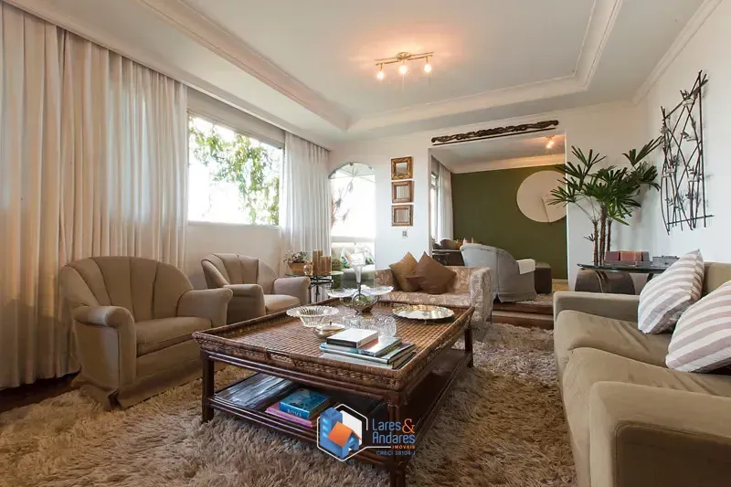 Foto do imóvel Apartamento para venda em Campo Belo com 4 quartos, sendo 3 suítes, 235m² em Rua Pascal