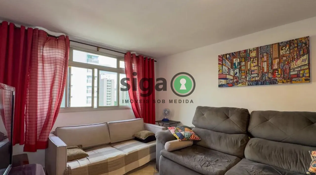 Imagem Apartamento Mobiliado com 2 Quartos no Brooklin Próximo ao Metrô.