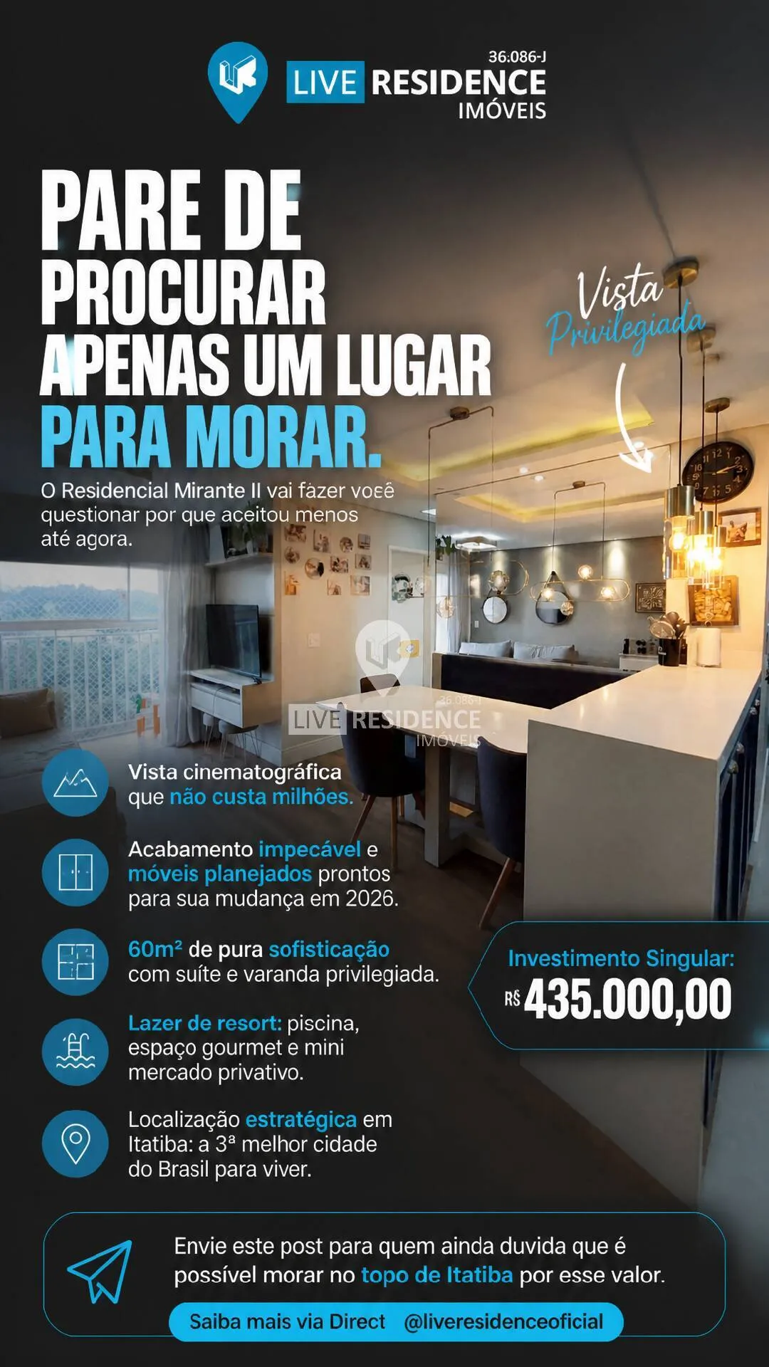 Imagem Lindo Apartamento, Planejado! Residencial Mirante II