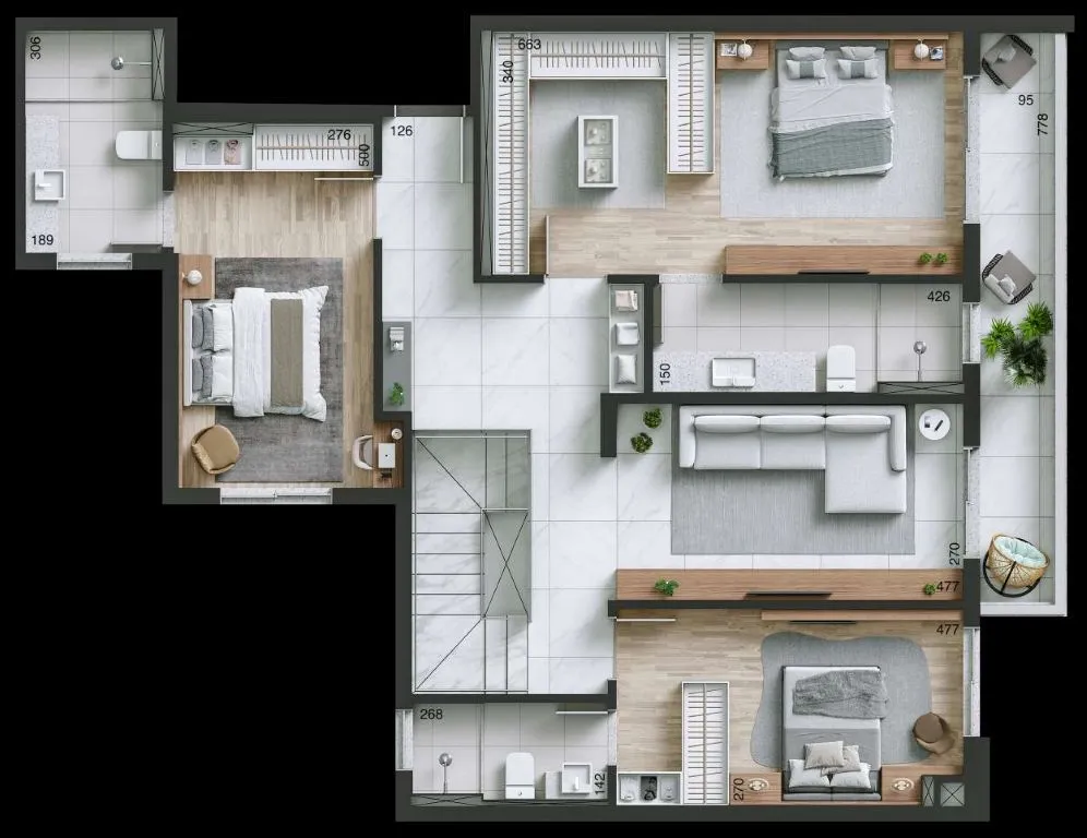 Imagem Apartamento à venda, 60 m² por R$ 414.996,00 - Altiplano Cabo Branco - João Pessoa/PB