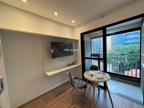 Imagem Apartamento para venda em São Paulo-SP, Pinheiros: 1 quarto, 1 sala, 1 banheiro, 24m² de área.